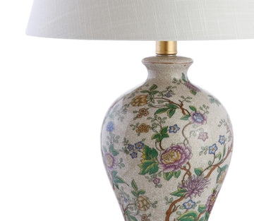 Grace 24" Floral LED Table Lamp - JONATHAN Y